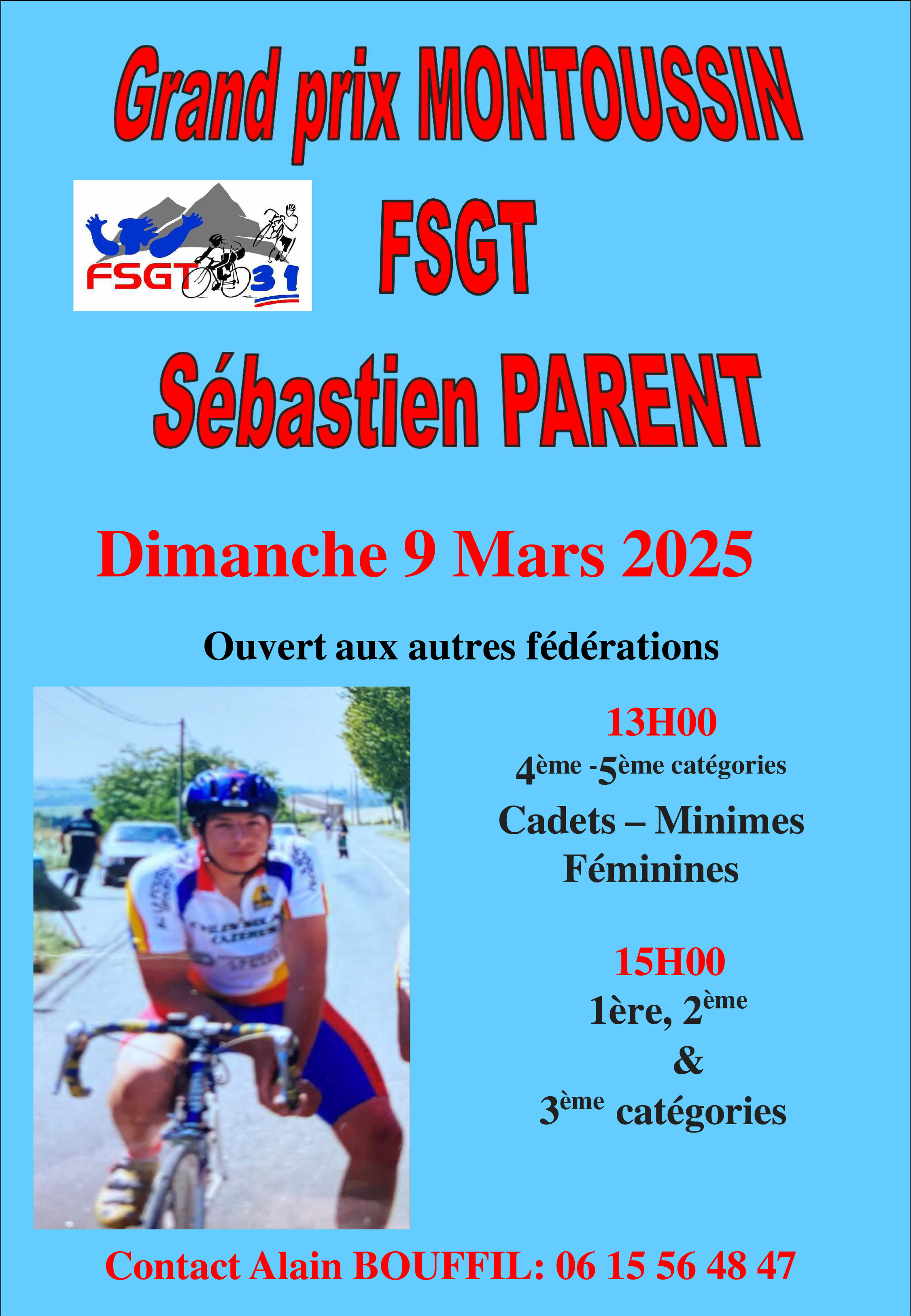 Flyer Montoussin FSGT 2025